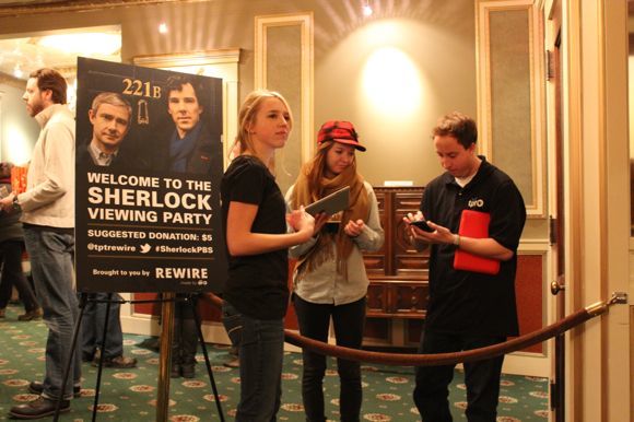 Rewire's fabulous "Sherlock" preview party, courtesy Rewire