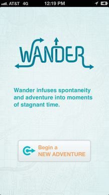 The Wander app
